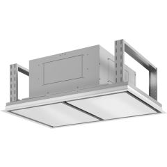 Zephyr ALUE43CSX Lux 43 Inch Island Mount Range Hood with Multiple Blower Options, Wi-Fi Connectivity, Zephyr Connect App Connectivity, Capacitive Touch Controls, BriteStrip™ LED, Aluminum Mesh Filters, CleanAir, Auto Delay-Off, Perimeter Aspiration, Remo