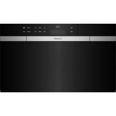 Wolf M Series 30 Inch Steam Wall Oven with 1.8 cu. ft. Convection Capacity, 10 Cooking Modes, Gourmet Mode, Temperature Probe, Slow Roast Mode, and Star-K Certified CSO30CM/B (Open Box)