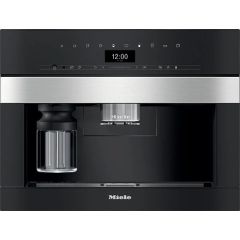 Miele VitroLine 24 Inch Built-In Smart Coffee Machine with 24+ Coffee & Tea Drinks, Bean-to-Cup, Wi-Fi, Cup Sensor, DirectSensor Controls, Dual Dispensing Spouts, 10 User Profiles, Automatic Rinse/Cleaning Program CVA7440CTS