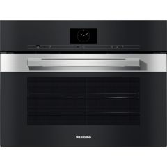 Miele 7000 Series PureLine M-Touch 24 Inch Single Combi-Steam Smart Electric Wall Oven with 1.84 cu. ft. DGC7640CTS 