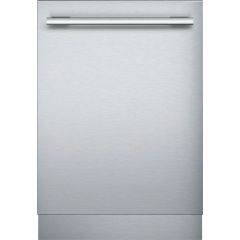 Thermador Masterpiece Emerald Series 24 Inch Fully Integrated Smart Dishwasher with 16 Place Settings, 6 Wash Cycles, Chef's Tool Drawer, 48 dBA Silence Rating, PowerBoost, Sens-A-Wash, Extra-Tall-Item, Blue PowerBeam DWHD650WFM