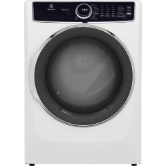 Electrolux 27 Inch Gas Dryer with 8.0 Cu. Ft. Capacity Reversible Door ELFG7637BW