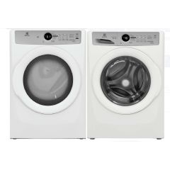 Electrolux Front Load Washer 4.44 cu. ft. ELF7337AW and Gas Dryer Laundry Set 8.0 cu. ft. ELFG7337AW (Open Box)