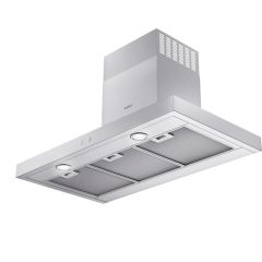 Elica Comfort Toblino Series ETB436S3 Wall Mount Range Hood with 4-Speed/400 CFM Blower, Backlight Color Touch Controls, LED Lighting, Dishwasher-Safe Mesh Filters, and CFM Reduction: 36 Inch