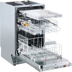 Miele 18 Inch Fully Integrated Slimline Panel Ready Dishwasher with Original Cutlery Tray, 44 dBA, DirectSelect Controls, QuickIntenseWash, ExtraClean & ExtraDry Options Sanitize Cycle, ADA Compliant Energy Star G5482SCVISL
