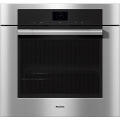 Miele 7000 Series 30 Inch Single Convection Smart Electric Wall Oven with 4.59 cu. ft. Oven Capacity, M-Touch S Display + Motion React, Miele@Home, Moisture Plus, and Taste Control H7580BPCTS