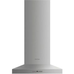 Fisher & Paykel 24 Inch Wall Mount Chimney Hood with 600 CFM, 4 Fan Speeds, 2 Dishwasher Safe Filters, Halogen Lighting and Timer Function HC24PHTX1 (Open Box)