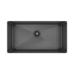 Julien Contemporary Kitchen Sink Black Stainless Single Bowl Undermount ProInox 30"X16"X10" IH75-US-321810-BLK