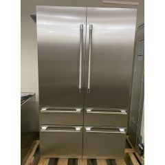 Thermador Freedom Collection 48 Inch Built-In 6-Door French Door Smart Refrigerator with 26.7 cu. ft. Total Capacity, Internal Water Dispenser, and Ice Makers: Professional Stainless Steel T48BT120NS (Open Box)