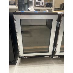 Sub-Zero Designer Series 24 Inch  Built-In Under Counter Smart Beverage Center with 5.5 cu. ft. Capacity, 2 Adjustable Glass, Upright Beverage Shelf, Door Alarm, Star-K Energy Star Left Hinge Panel Ready DEU2450BG/L (Open Box)