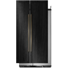 JennAir 42 Inch Panel Ready Counter Depth Built-In Side By Side Refrigerator with ice maker 25.6 Cu. Ft JBSFS42NMX (Panel Sold Separately)