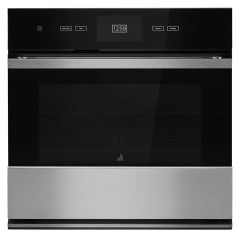 JennAir Noir JJW3430IM 30 Inch Single Convection Smart Electric Wall Oven with 5.0 Cu. Ft. Capacity, V2™ Vertical Dual-Fan Convection, Self-Clean, Rapid Preheat, Delay Bake, Proof Mode, Keep Warm™ Option, Sabbath Mode, ADA Compliant (Open Box)