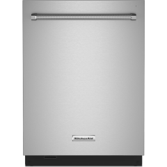KitchenAid 24 Inch Fully Integrated Dishwasher with 16 Place Setting Capacity 44 dBA Stainless Steel KDTM604KPS
