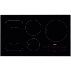 Miele 36 Inch Framed Induction Cooktop with 5 Cooking Zones 240V KM6370 