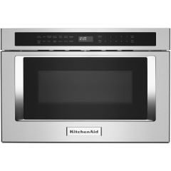 KitchenAid 24 Inch Under-Counter Microwave Drawer with 1.2 Cu. Ft. 950 Watt KMBD104GSS