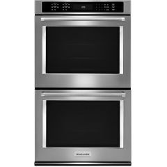 KitchenAid 30 Inch Double Convection Electric Wall Oven with 10 cu. ft. KODE500ESS