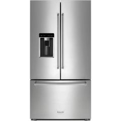 KitchenAid 36 Inch Counter Depth Freestanding French Door Refrigerator with 23.8 cu. ft. KRFC704FPS NEW