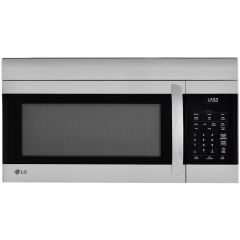 LG 30 Inch Over the Range 1000W Microwave Oven with 1.7 Cu. Ft. Capacity, 300 CFM Blower LMV1764ST