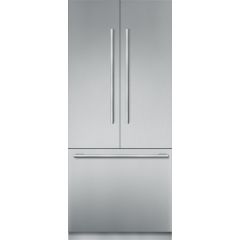 Thermador Freedom Collection 36 Inch Panel-Ready Built-In French Door Smart Refrigerator with 19.4 cu. ft. Total Capacity, Diamond Ice Maker, UltraClarity Water Filter, Carbon Air Filter, SuperCool, SuperFreeze, Cool Air Flow, and Energy Star T36IT905NP