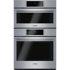 Bosch HSLP751UC Benchmark Series, 30" Combo, Upper: Steam Convection, Lower: EU Conv, TFT Touch Control