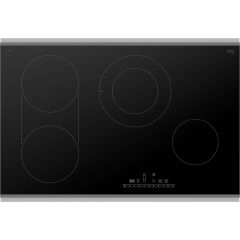 Bosch NET8069SUC 800 Series Electric Cooktop 30" Black, surface mount with frame NET8069SUC