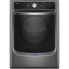 Maytag MGD8200FC 27 Inch 7.4 cu. ft. Gas Dryer with Steam, PowerDry, Wrinkle Prevent, Sanitize Cycle, Rapid Dry Cycle, 7.4 cu. ft. Capacity, 10 Dry Cycles, 5 Temperature Selections, ADA Compliant and Energy Star Rated: Metallic Slate
