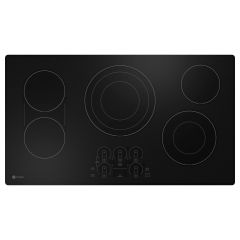 GE Profile 36 Inch Electric Smart Cooktop with 5 Elements, Smooth Glass Surface Touchpad PEP7036DTBB 