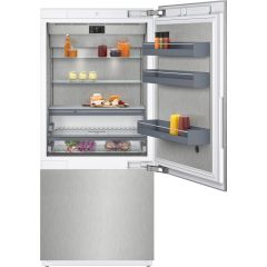 Gaggenau 400 Series RB492704 36 Inch Panel Ready Built-In Bottom Mount Smart Refrigerator with 19.5 Cu. Ft. Total Capacity, Ice Maker, WiFi, LED Lighting, No-Frost Technology, Activated Charcoal Air Filter, Sabbath Mode, Star-K, Energy Star )Panel Ready)