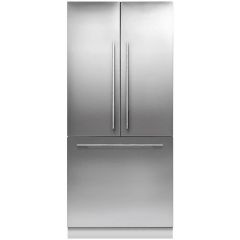 Fisher & Paykel Active Smart RS36A80J1 36 Inch Built-In Panel Ready French Door Refrigerator with ActiveSmart Technology, SmartTouch Controls, Ice Maker, LED Lighting, 16.8 cu. ft. Capacity, Sabbath Mode and Built-In Installation (Open Box)