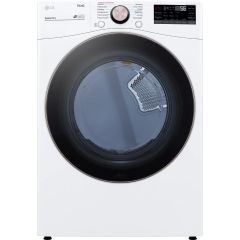 LG 27 Inch Gas Smart Dryer with 7.4 Cu. Ft. Drying DLGX4201W 