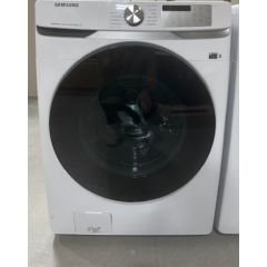 Samsung WF45B6300AW 27 Inch White Front Load Washer with 4.5 Cu. Ft. Capacity, 10 Washing Cycles, Steam Cycle, Sanitize, Quick Wash, Self Clean+, Super Speed Wash, ADA Compliant, and Energy Star® Rated (Open Box)