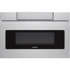 Sharp 30 inch Microwave Drawer Oven with Sensor Cook, Easy Open Drawer, Hidden Controls 1.2 cu ft. SMD3070ASY 