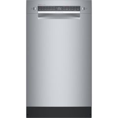 Bosch 800 Series SPE68C75UC 18 Inch Full Console Built-In Smart Dishwasher with 10 Place Setting Capacity, 6 Wash Cycles, 5 Functions, Standard 3rd Rack, 44 dBA, and Home Connect™