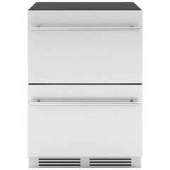 Zephyr Presrv 24-Inch Single Zone Under Counter Refrigerator with Drawers in Stainless Steel PRRD24C1AS
