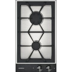 Gaggenau Vario 200 Series VG232220CA 12 Inch Gas Cooktop with 2 Sealed Burners, 9 Power Levels, Thermoelectric Safety Pilot, (MISSING GAS REGULATOR) (Open Box)