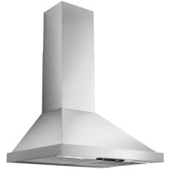 Best 36 Inch Wall Mounted Chimney Hood with Max 650 CFM, 4-Speed Capacitive Touch Slider, Voice Control, Delay Off, SmartSense®, Heat Sentry™, Filter Clean Reminder and LED Lighting WCP1366SS (Open Box)