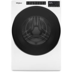 Whirlpool 27 Inch Front Load Washer with 4.5 cu. ft. Capacity Steam Clean Sanitize White WFW5605MW