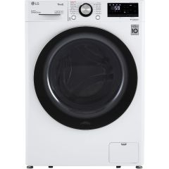 LG 24 Inch Front Load Smart Washer with 2.4 Cu. Ft. WiFi Smart Pairing Speed Wash WM1455HWA