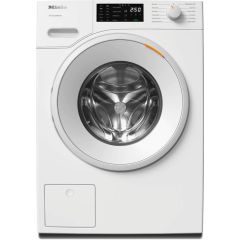 Miele Classic 24 Inch Front Load Smart Washer with 2.26 Cu. Ft. Capacity, Honeycomb™ Drum, DirectSensor User Interface, WiFiConn@ct, Mobile Control, CapDos, Add Laundry, 1600 RPM Spin Speed, 11 Wash Programs, Sanitize, and SoftSteam Option WXD160WCS