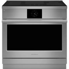 Monogram 36 Inch Freestanding Professional Induction Smart Range with 5 Elements, 5.75 cu. ft. Oven Capacity, Self-Clean Steam Clean, Hot Air Fry Mode, and ADA Compliant ZHP365ETVSS