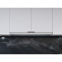 Zephyr ZPIE30BG290 30 Inch Pisa Under-Cabinet Range Hood with 3-Speed 290 CFM Blower, Mechanical Slide Controls, LumiLight LED Lighting, Aluminum Mesh Filters, Value Driven, Low-Profile Body, and UL Listed: Stainless Steel Trim with Glass