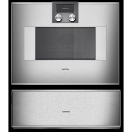 Bosch Steam Oven, 24/60 cm, 8 Series, Black Glass and Stainless Steel
