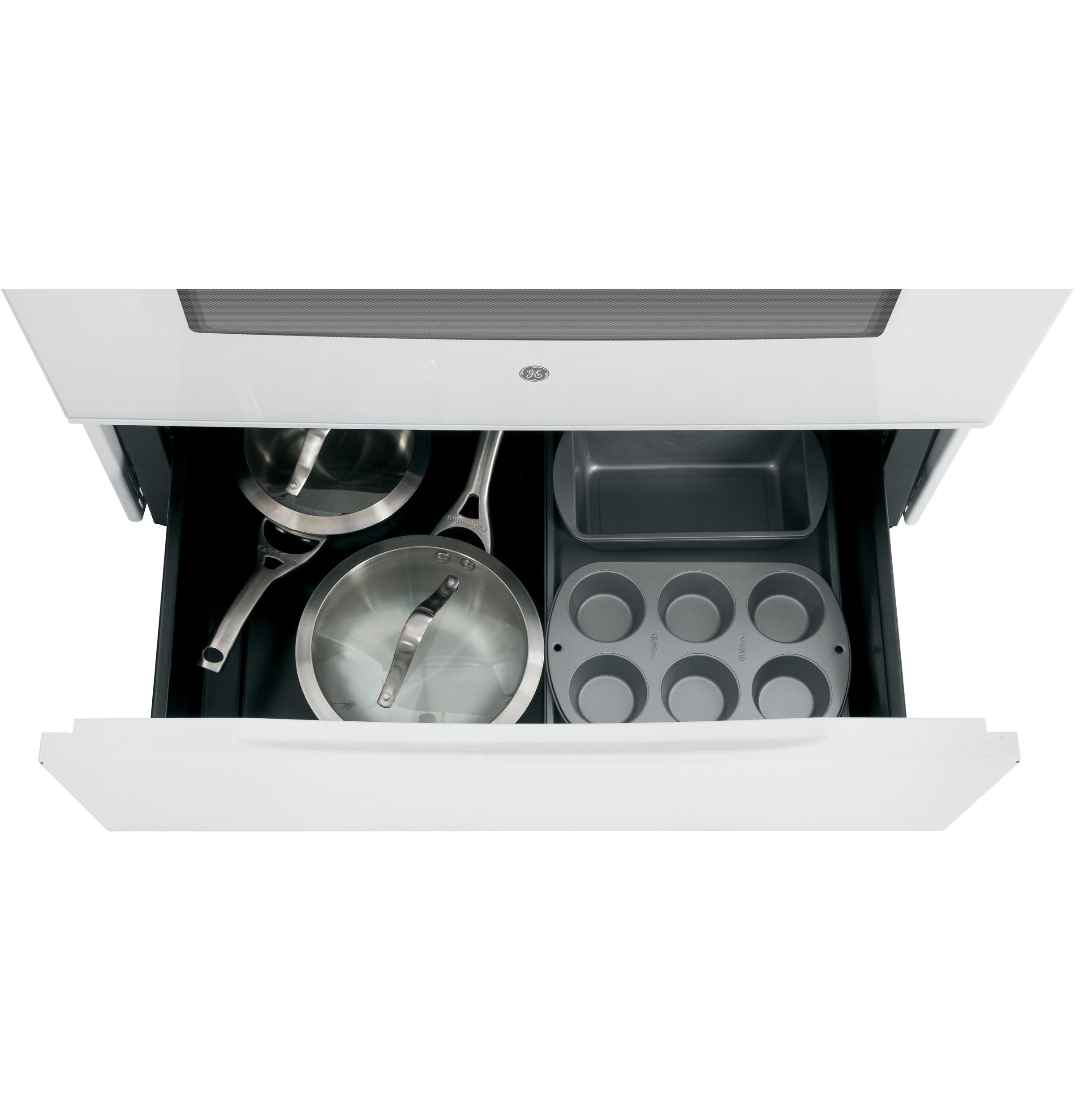 Removable full-width storage drawer