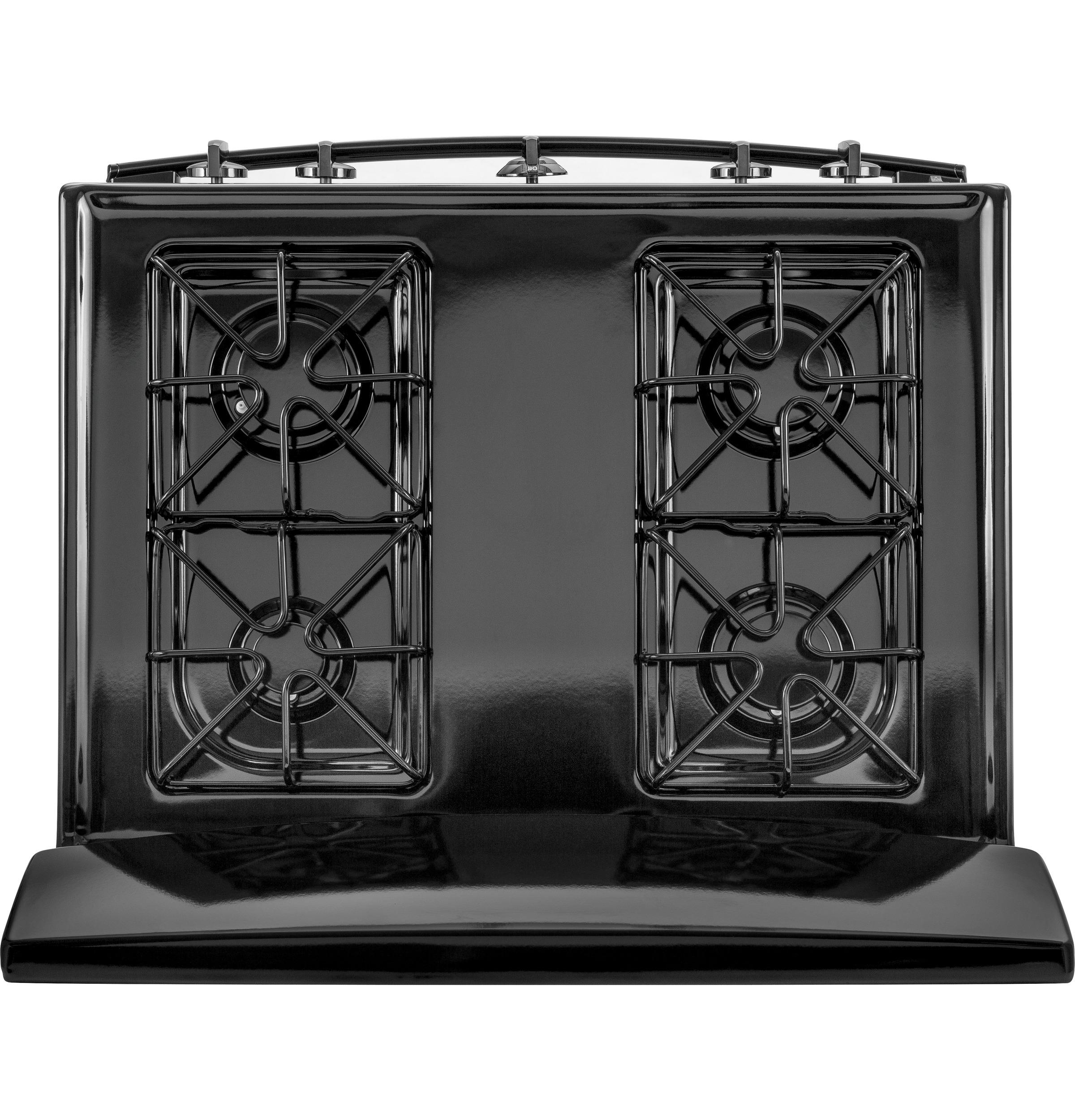 Black gloss steel grates