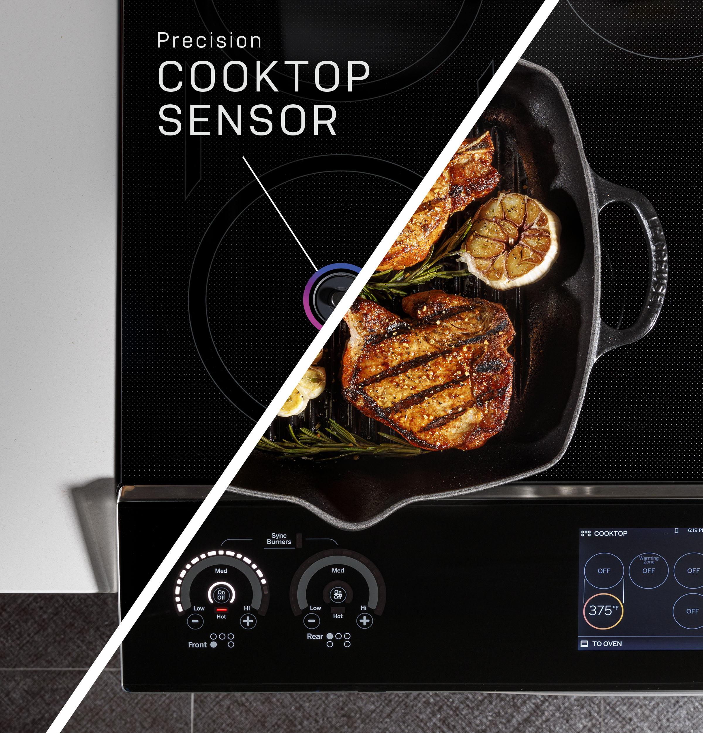 Precision cooktop sensor