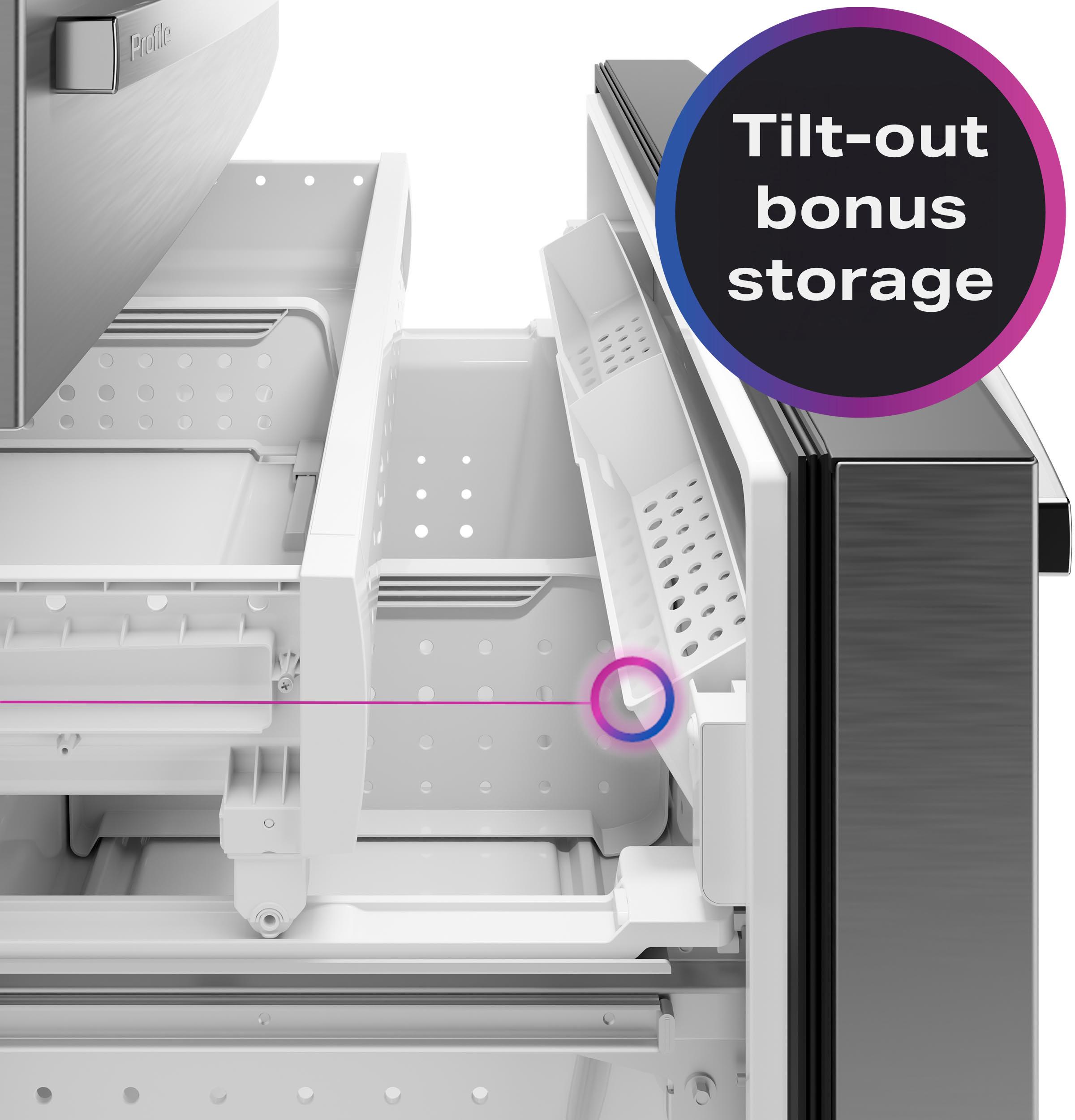 Tilt-Out Bonus Storage