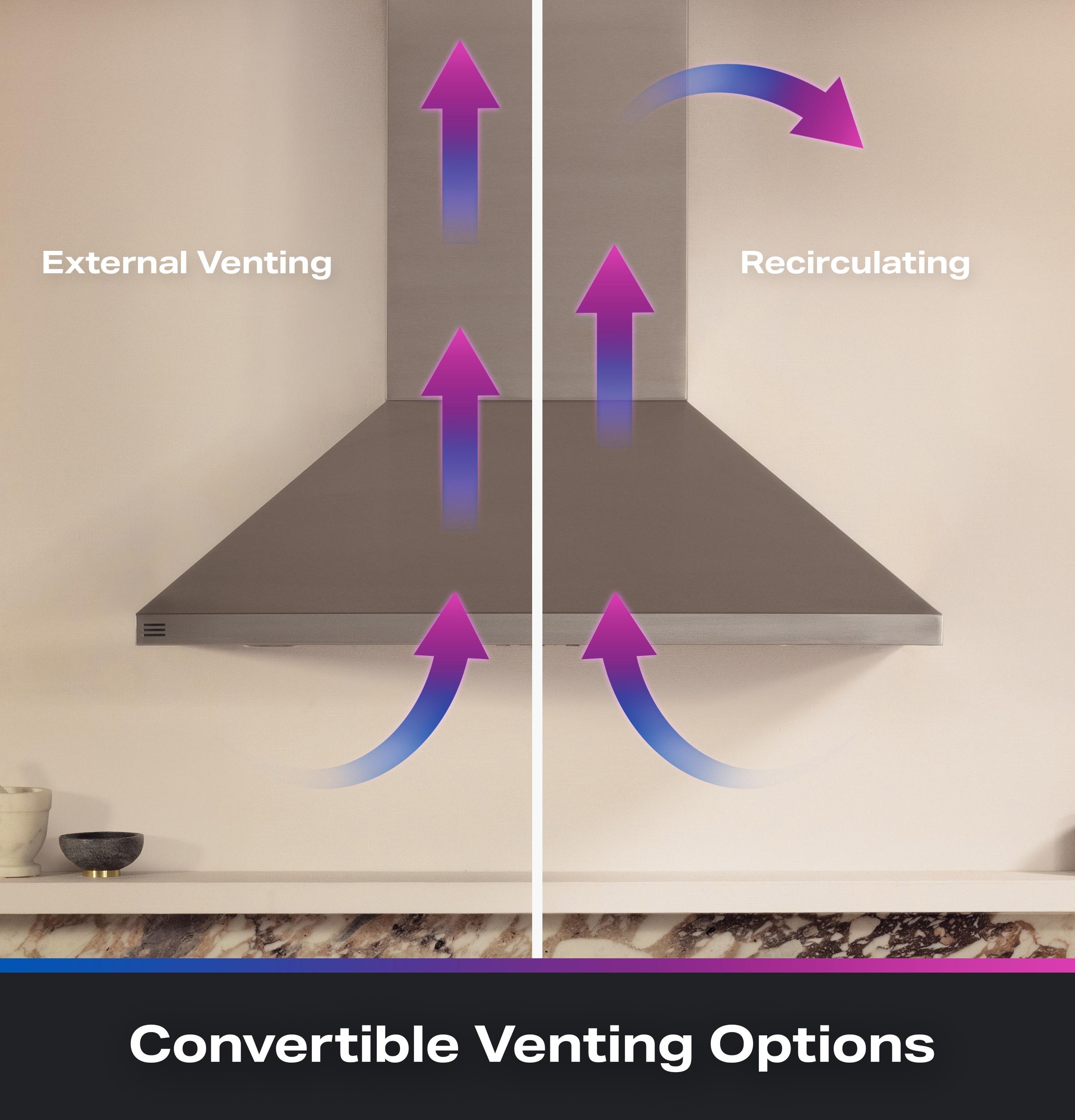 Convertible Venting Options
