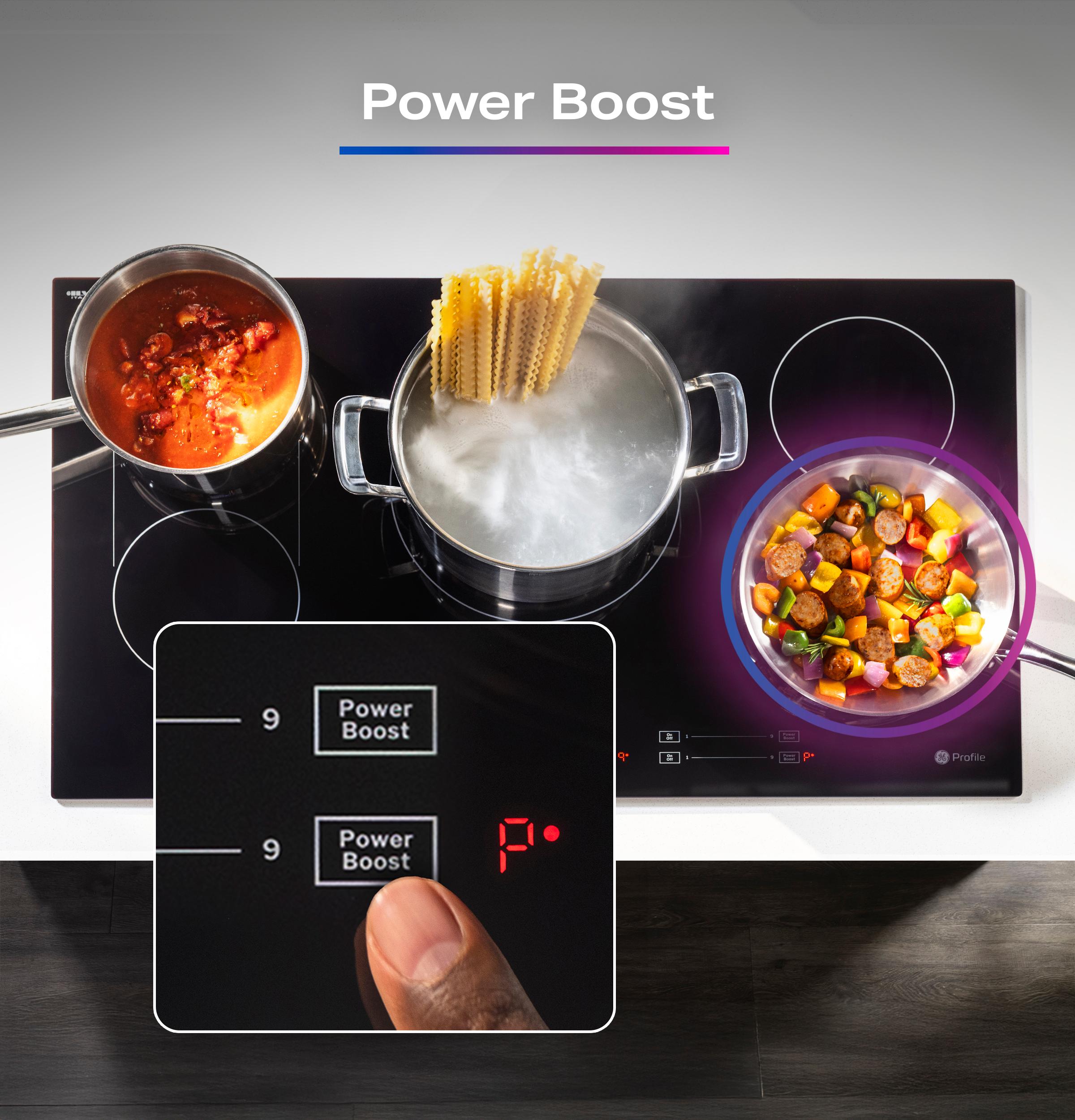 Power Boost on all Burners