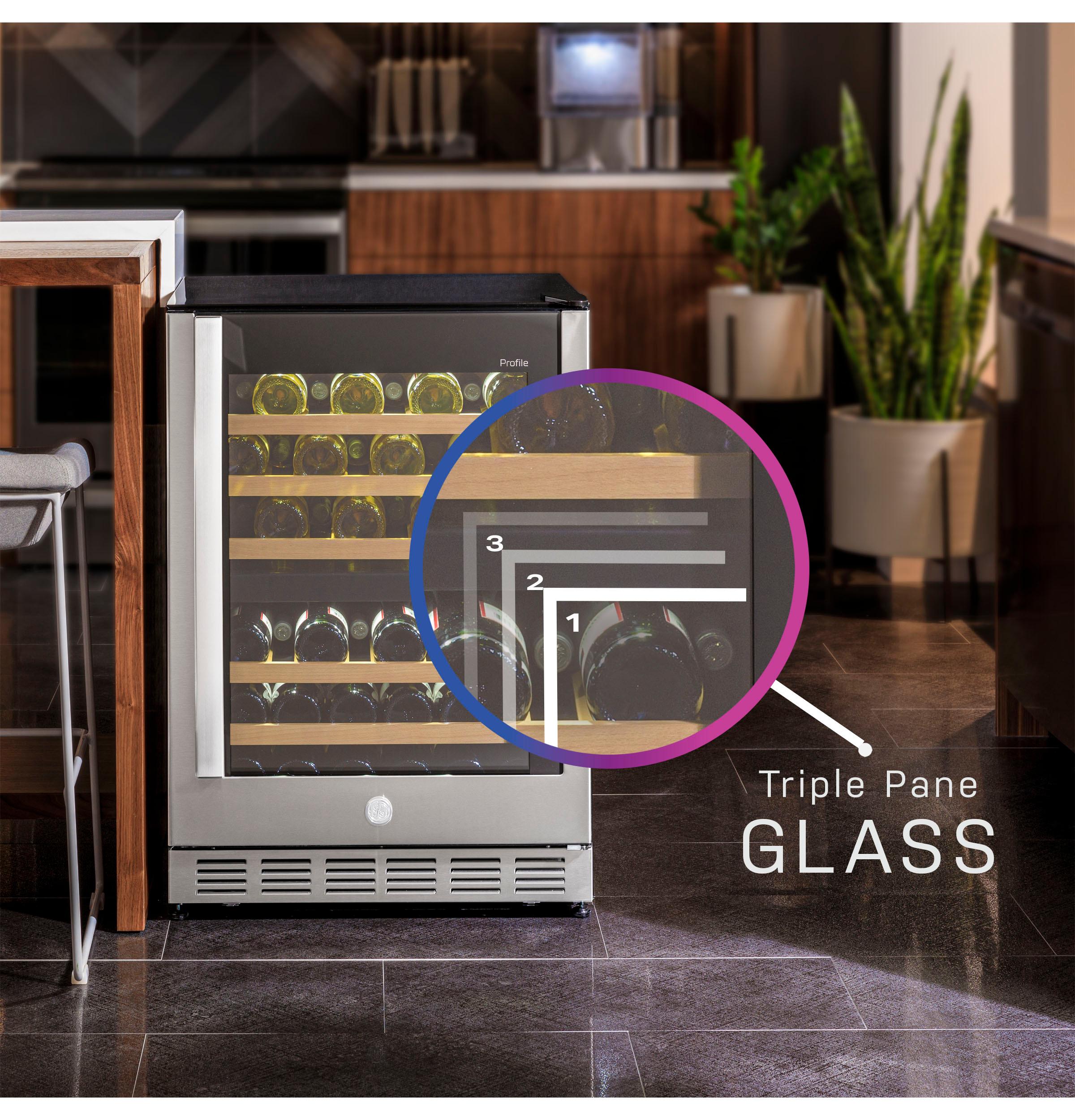 Triple Pane Glass Door Fridge